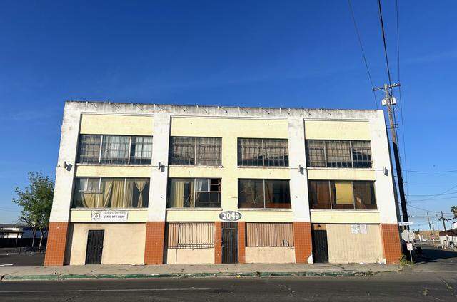 Fresno’s Bixler Vapor Dry Cleaning Company Building, an official historic building, is seen vacant and boarded up Tuesday, March 24, 2026.